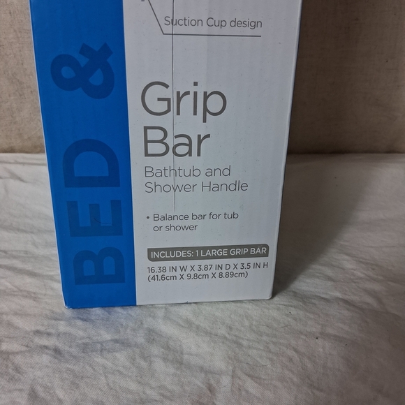 Equate White and Black Grip Bar for Bath and Shower- You Will Get Both - Picture 4 of 7